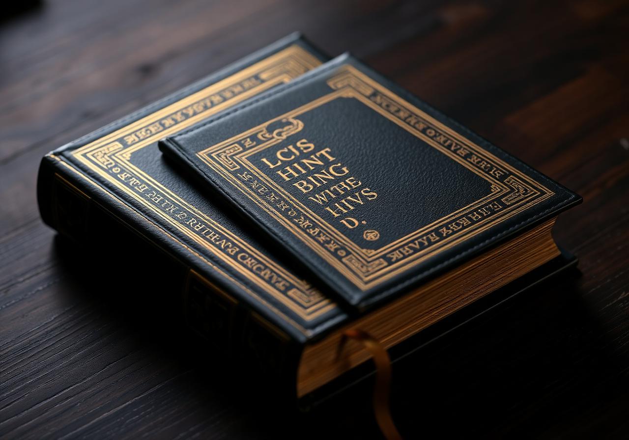 Foil-stamped collector edition hardcover with sprayed gold edges